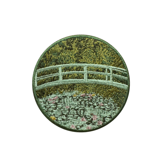 Bridge over a Pool of Water Lilies