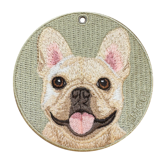 French Bulldog/Green