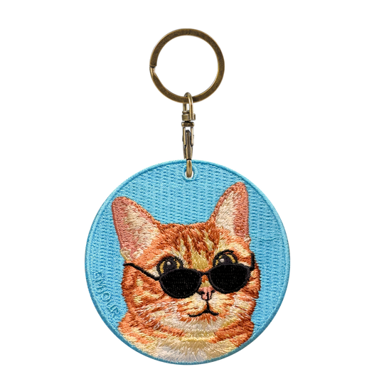 墨鏡橘貓|雙面不同款