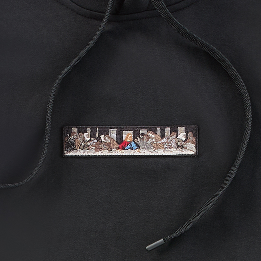 最後的晚餐之黑白盛宴款 - 質感黑