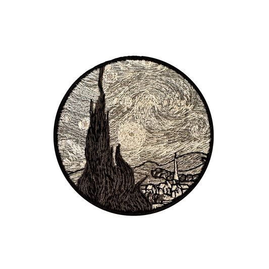 Black & White Starry Night