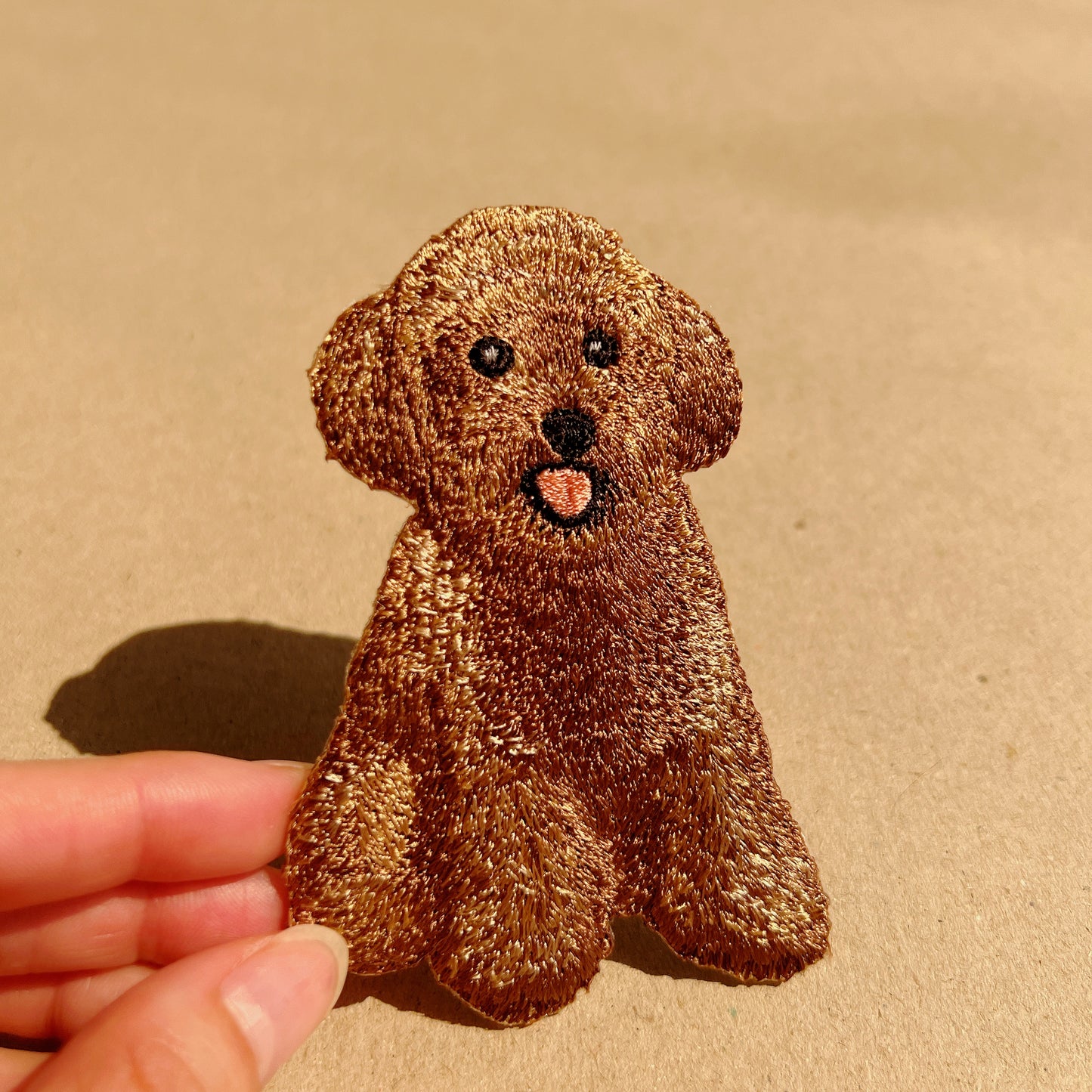 刺繡貼紙 - 玩具貴賓