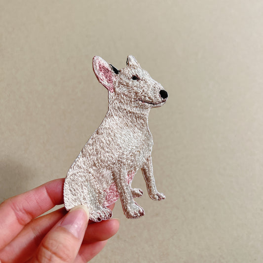 刺繡貼紙 - 牛頭梗