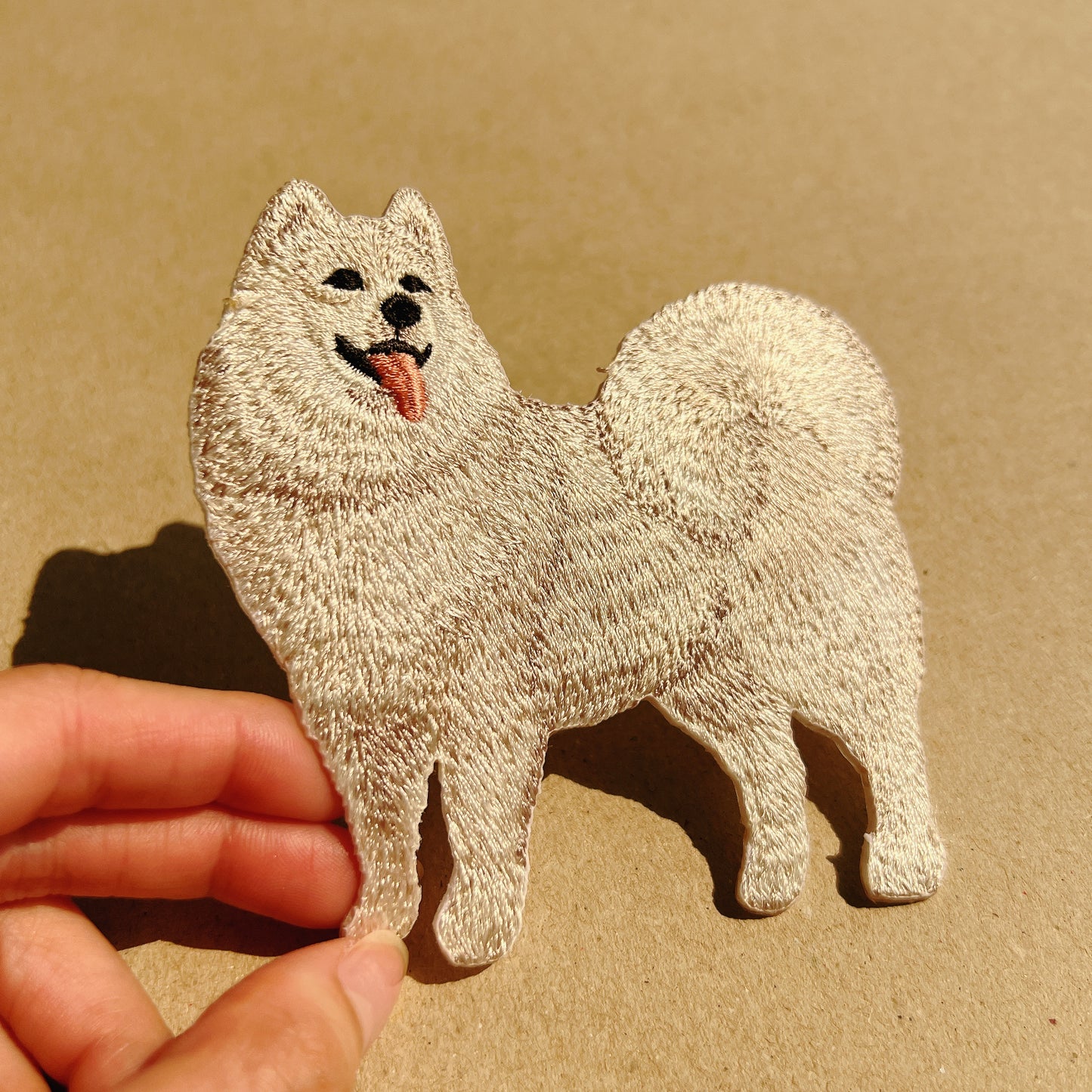 刺繡貼紙 - 薩摩耶