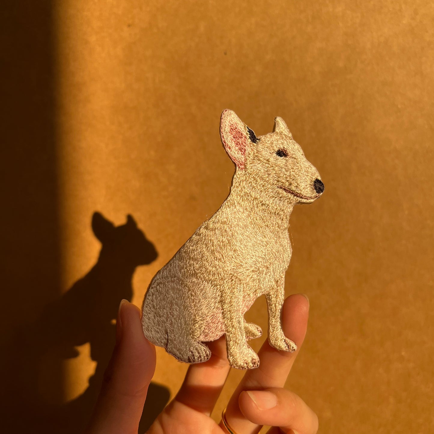 刺繡貼紙 - 牛頭梗