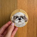 Shih Tzu with Glasses-Front & Back Design