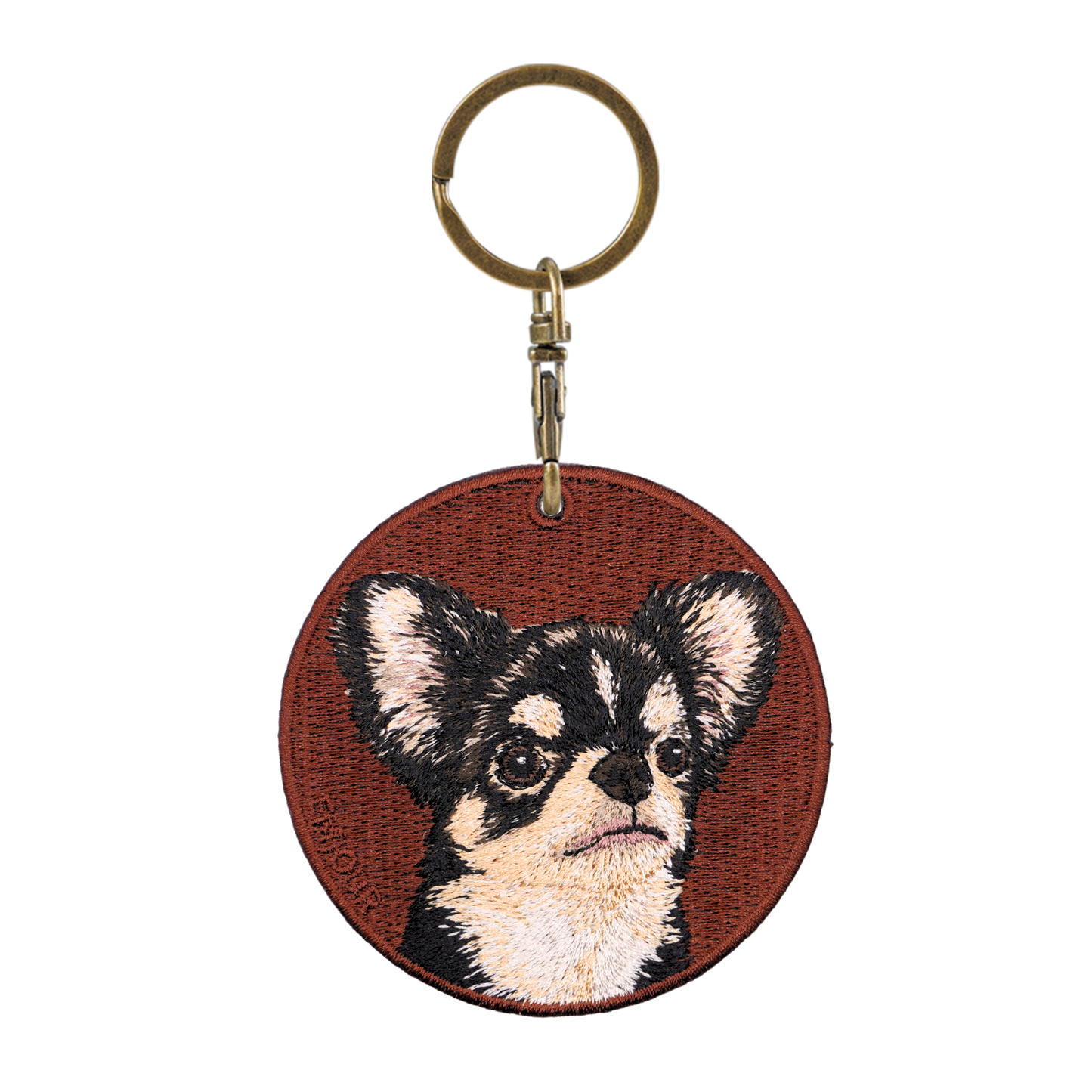 Double-Sided Embroidered Key Chain - Sanhua Mao