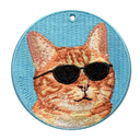 墨鏡橘貓｜雙面不同款