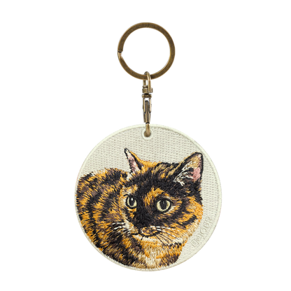 Reversible Embroidered Charm - Garfield