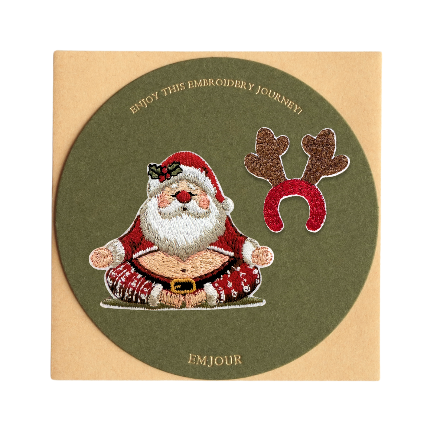 刺繡貼紙小卡片 - 聖誕大禮包