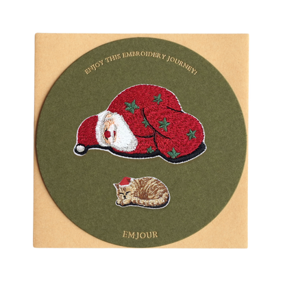 刺繡貼紙小卡片 - 聖誕大禮包