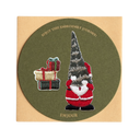 刺繡貼紙小卡片 - 聖誕樹人