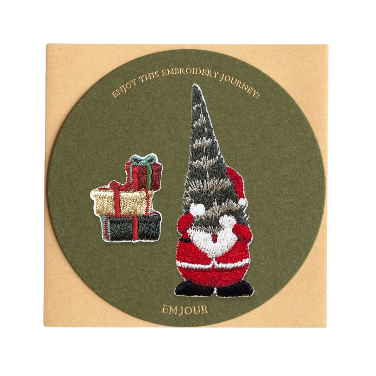 刺繡貼紙小卡片 - 聖誕大禮包