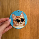 墨鏡橘貓｜雙面不同款