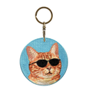 Sunglasses Orange Cat-Front & Back Design