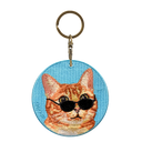 Sunglasses Orange Cat-Front & Back Design