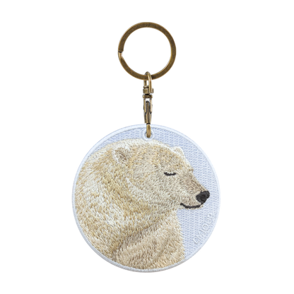 Double Embroidered Chandelier-Polar Bear