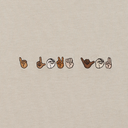 I LOVE YOU 手語 - 燕麥色