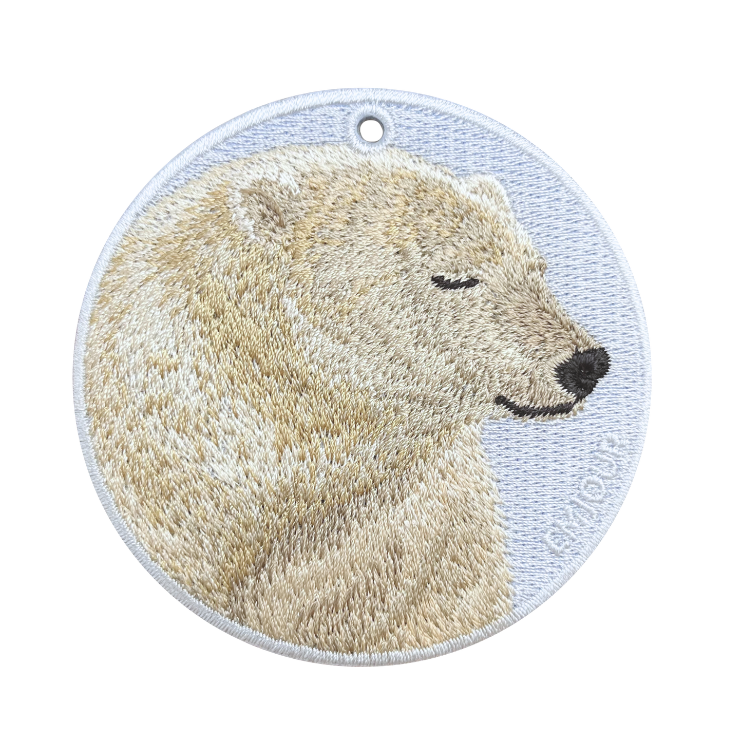 Double Embroidered Chandelier-Polar Bear