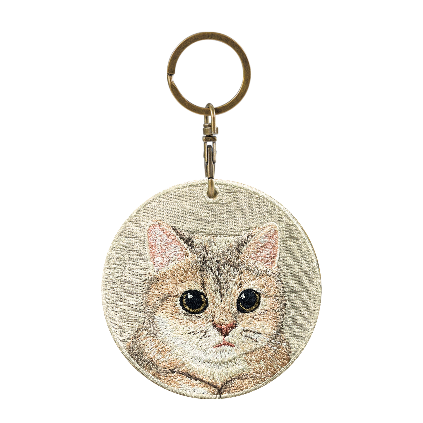 Double Embroidered Chandelier-Blue and Gold Graded British Short-haired Cat