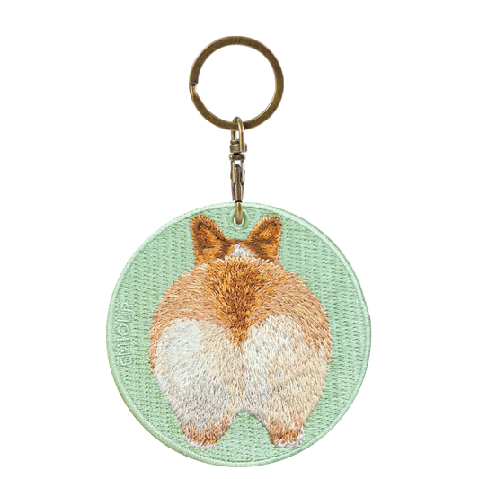 Double-sided embroidery pendant-size Chai dog (limited)