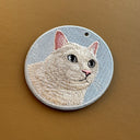 White Cat/Light Blue