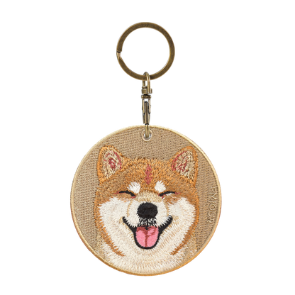 Double-sided embroidery pendant-size Chai dog (limited)