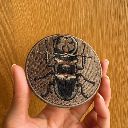 Double-sided embroidery pendant-elephant