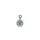 迷你柴犬雙面刺繡吊飾