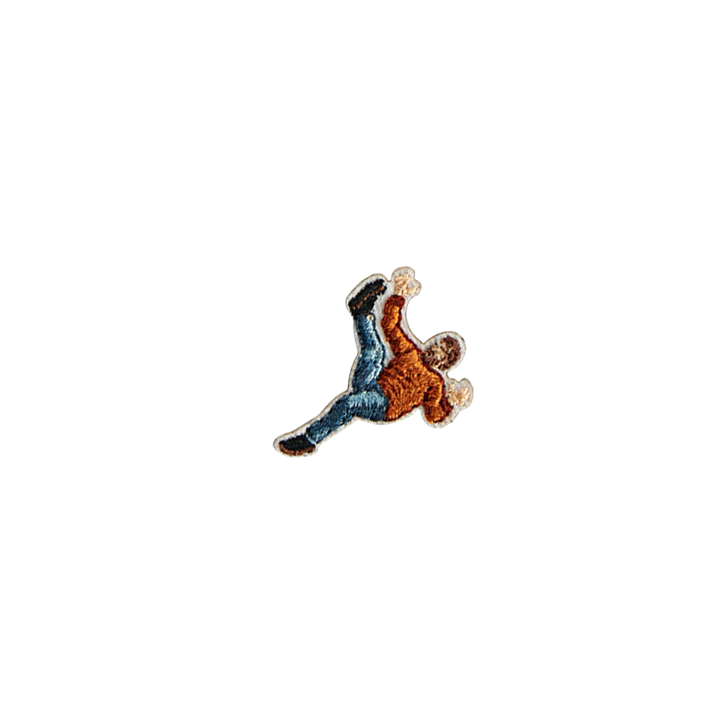 EMJOUR｜Mini Embroidered Sticker｜The Moment of Falling — Tripping Edition