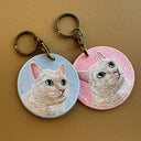 White Cat/Light Blue