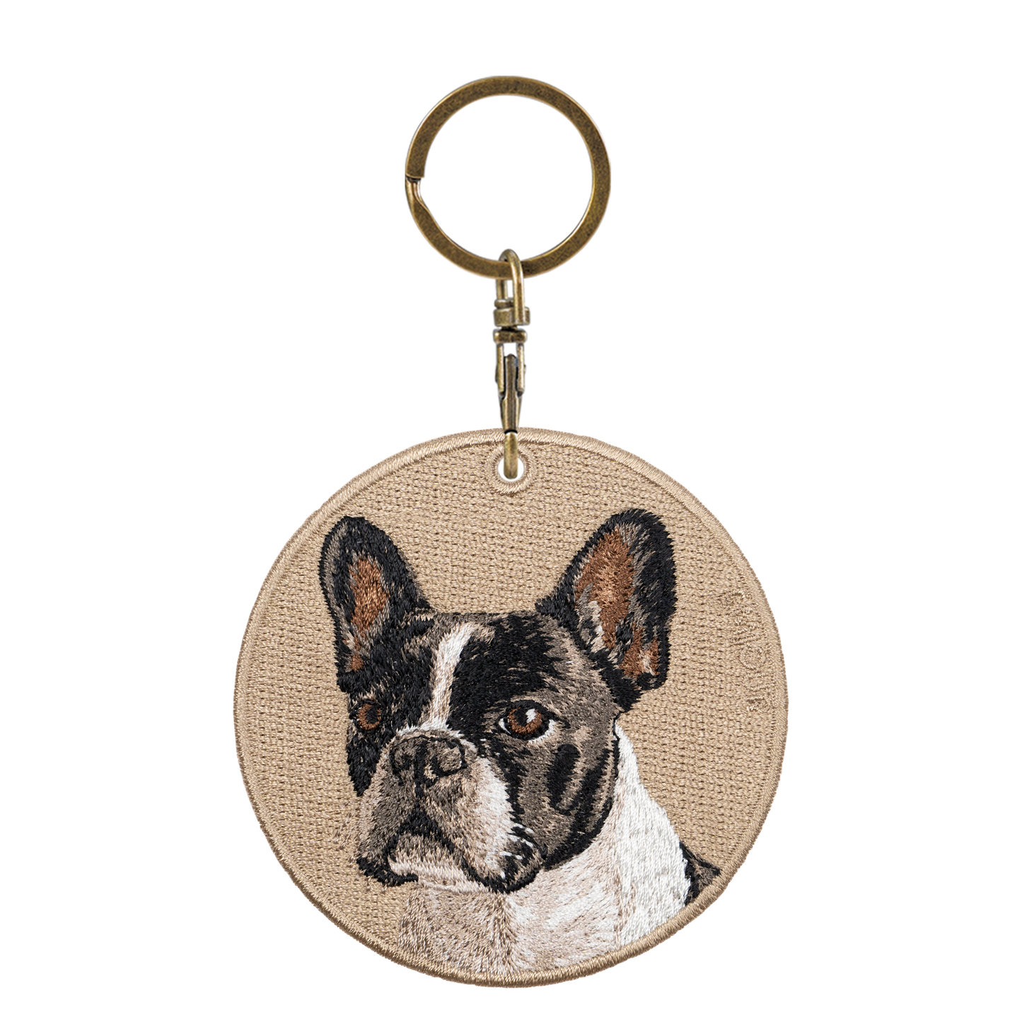 French bulldog black white