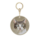 鬼臉白底虎斑貓