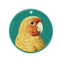 黃桃面牡丹鸚鵡