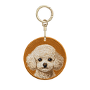 Cream Medium Poodle Back of Head (Front & Back Design)
