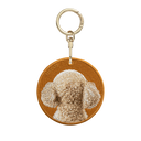 Cream Medium Poodle Back of Head (Front & Back Design)