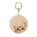Peeking Orange Tabby Cat