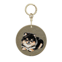 Big and Small Black and Tan Pomeranian  (Front & Back Design)