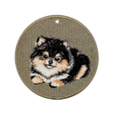 Big and Small Black and Tan Pomeranian  (Front & Back Design)