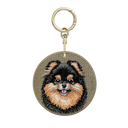 Big and Small Black and Tan Pomeranian  (Front & Back Design)