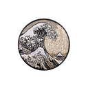 Black & White Great Wave off Kanagawa