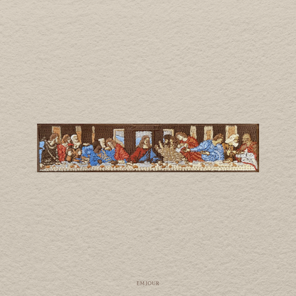 Last Supper-Texted Black