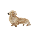 刺繡貼紙 - 奶油臘腸