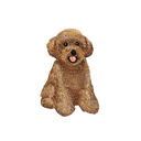 刺繡貼紙 - 玩具貴賓