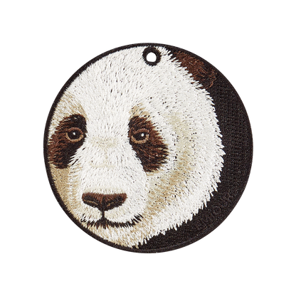 Reversible Embroidery Charm - Panda