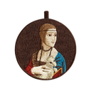 達文西【 抱貂的女子 】