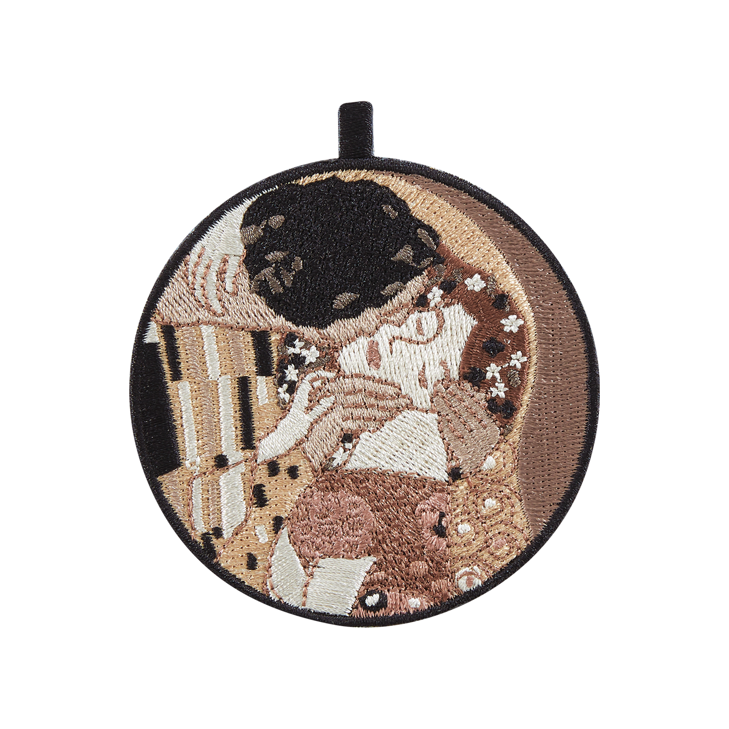 Double-sided embroidery charm - Klimt【 Kiss 】