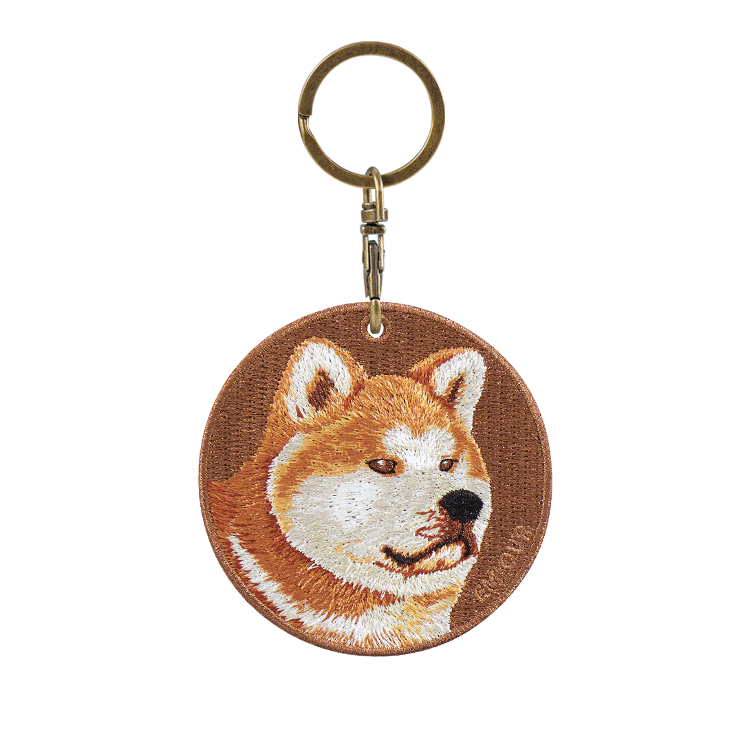 Keychain - Akita Dog