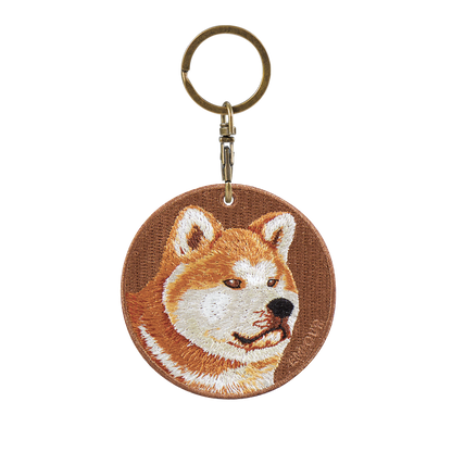 Keychain - Akita Dog