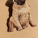 刺繡貼紙 - 巴哥